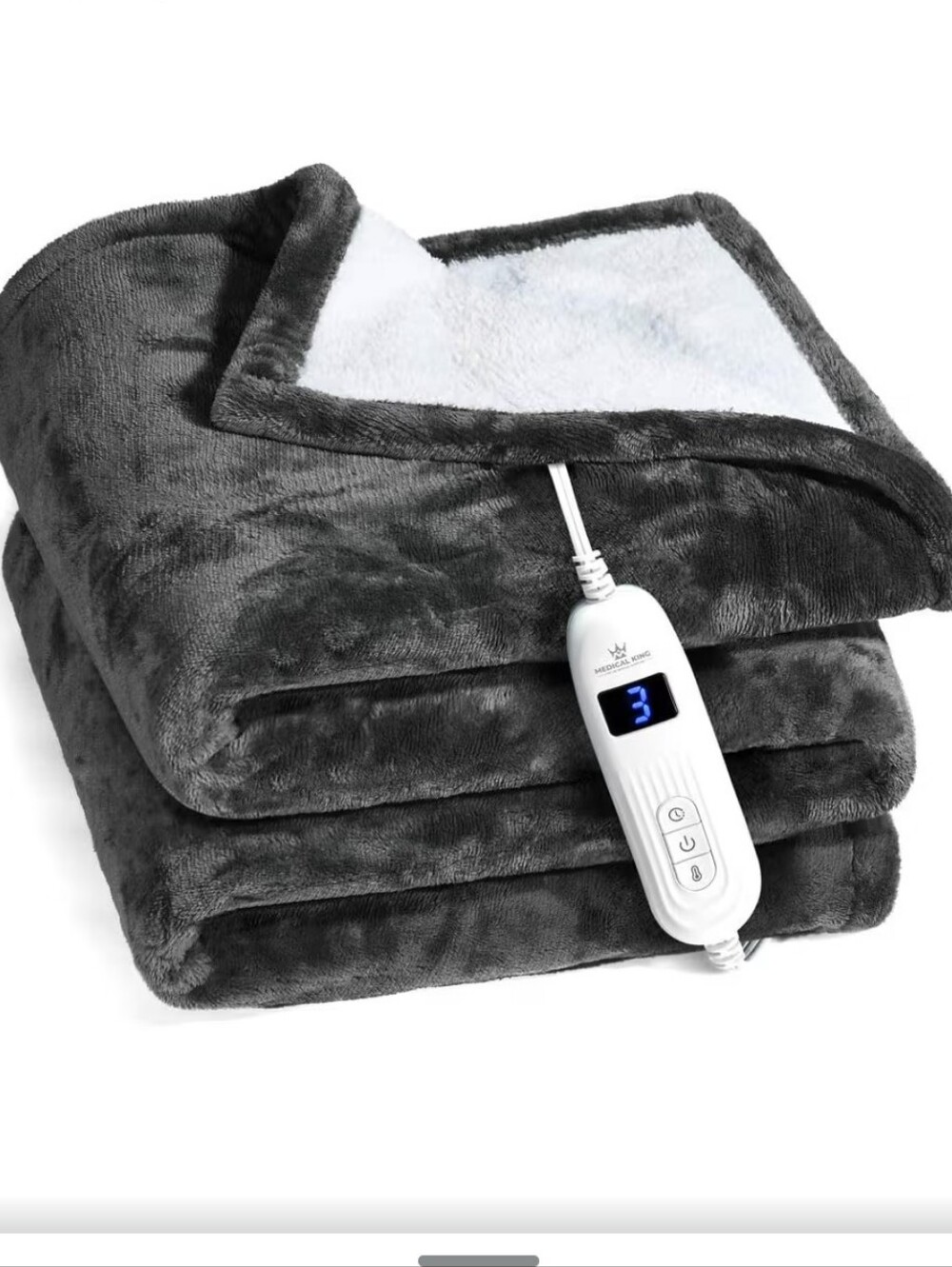 Medical king Heated Blanket, Machine Washable Extremely Soft & Comfortable Elect
